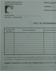 Etat de recensement des salariés